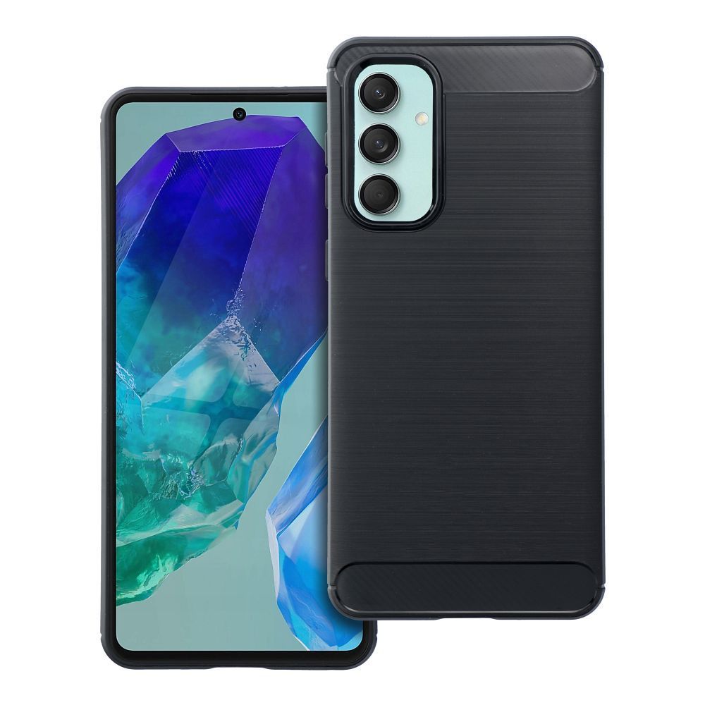 Case for Samsung M55 Carbon black CARBON case for SAMSUNG M55 black - Image 1