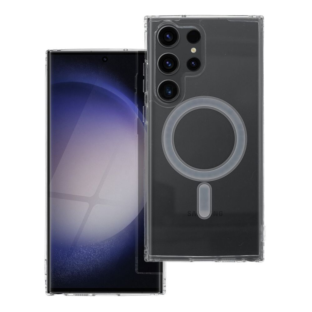 CLEAR MAG COVER case compatible with MagSafe for SAMSUNG S23 Ultra transparent - Image 1