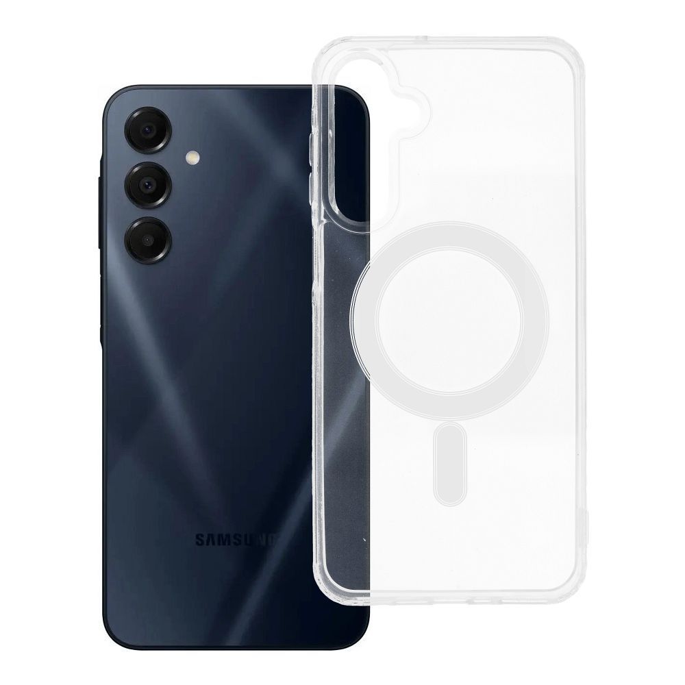 CLEAR MAG COVER case compatible with MagSafe for SAMSUNG A16 transparent - Image 1