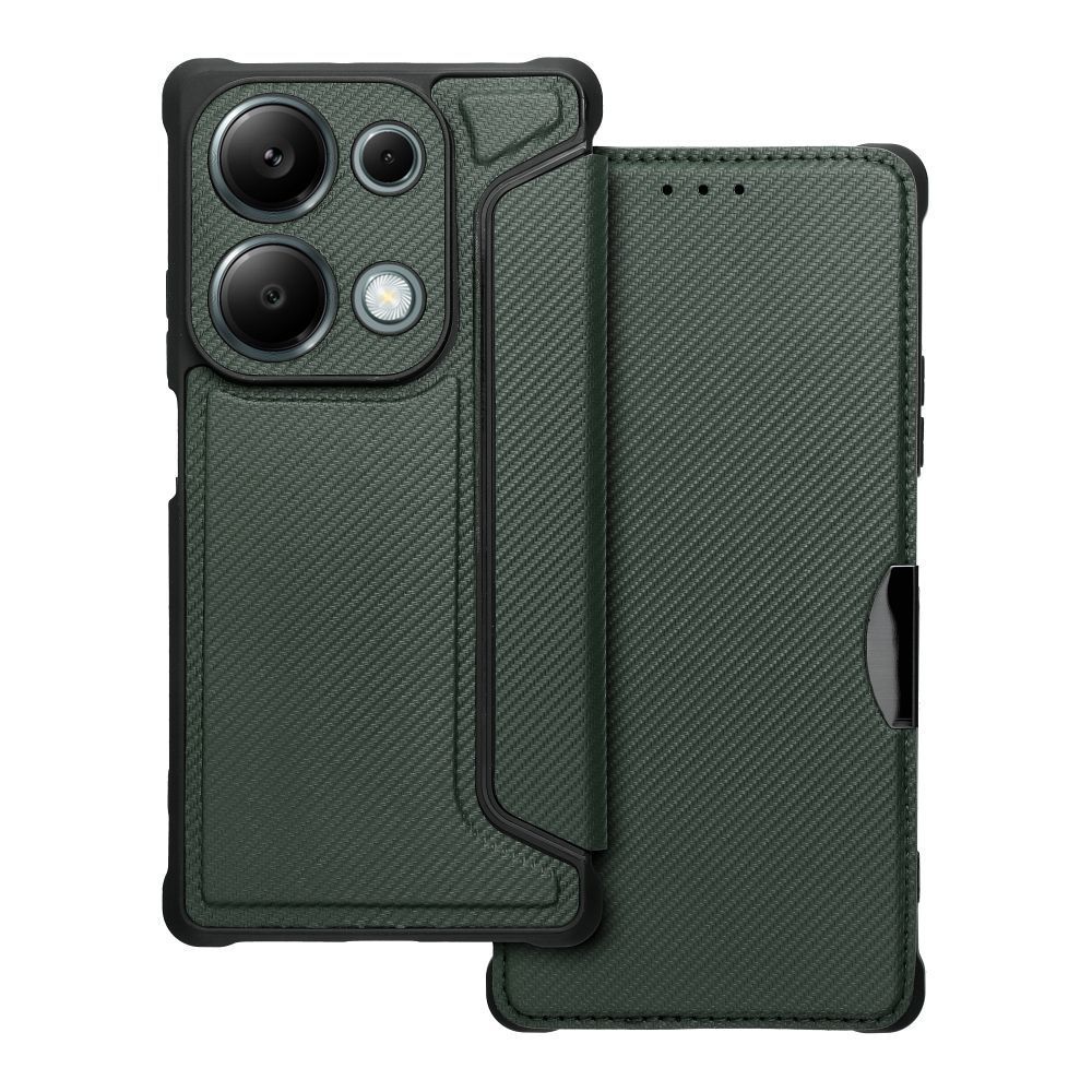 RAZOR Book for XIAOMI Redmi Note 13 Pro 4G / POCO M6 Pro 4G dark green - Image 1