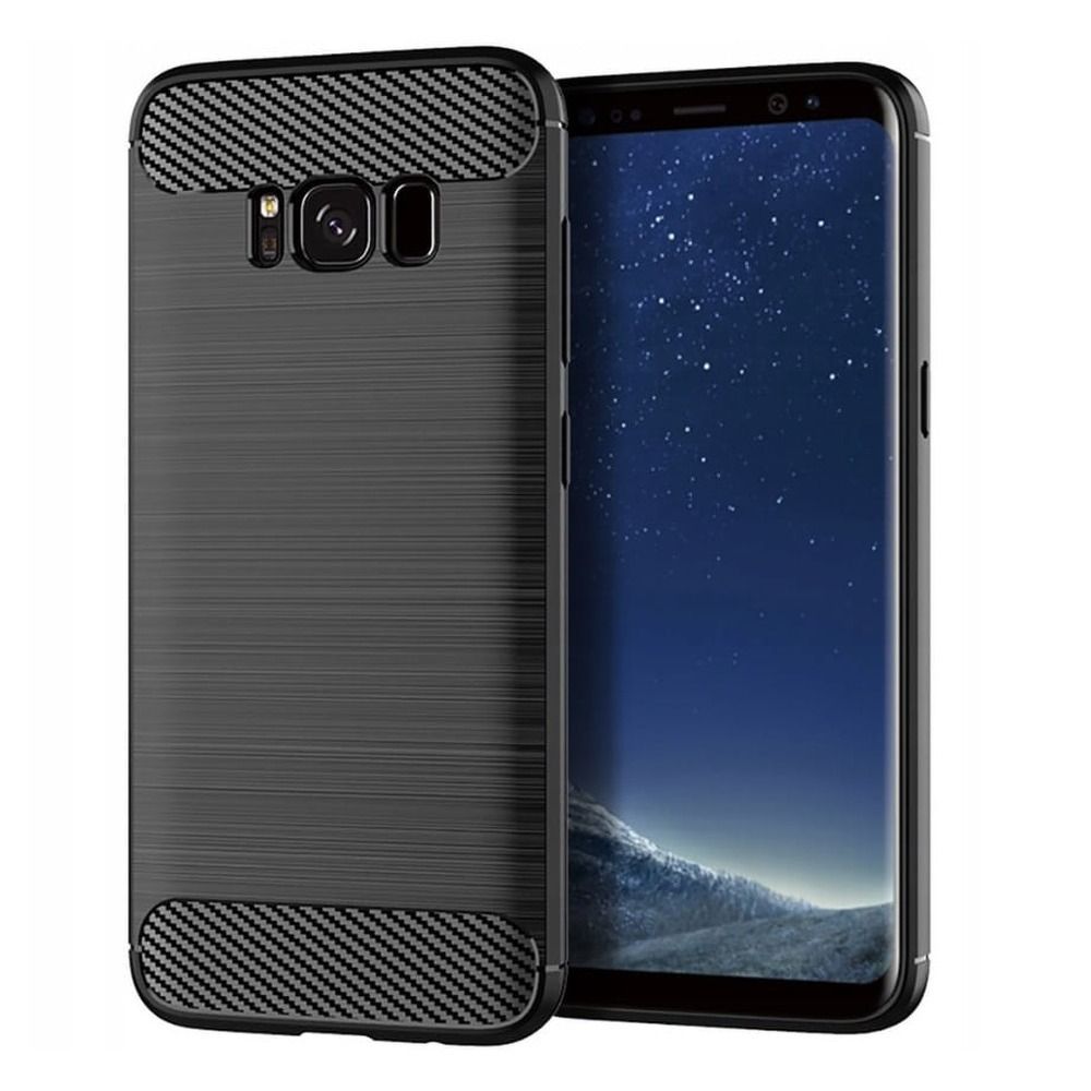 Case for SAMSUNG S8 Plus Carbon black CARBON case for SAMSUNG S8 Plus black - Image 1