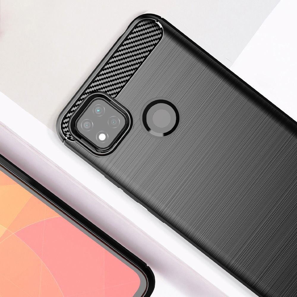 CARBON case for XIAOMI Redmi 9C black - Image 2