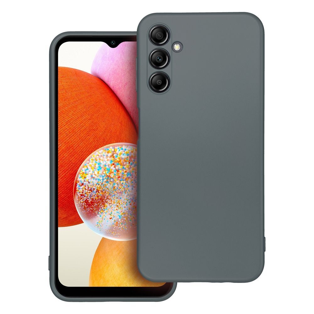 METALLIC Case for SAMSUNG A14 5G / A14 4G grey METALLIC Case for SAMSUNG A14 5G / A14 4G grey - Image 1