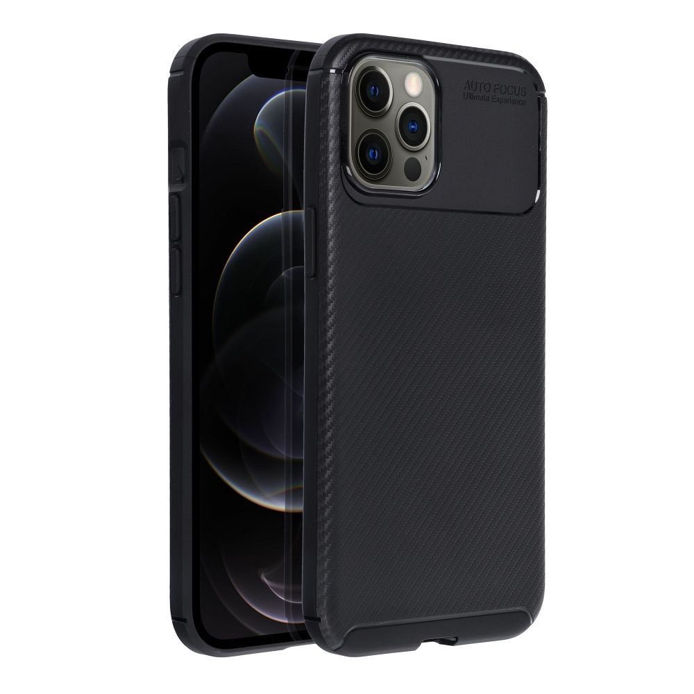 Case for iPhone 12 PRO MAX Carbon Premium black Case CARBON PREMIUM for IPHONE 12 Pro Max black - Image 1