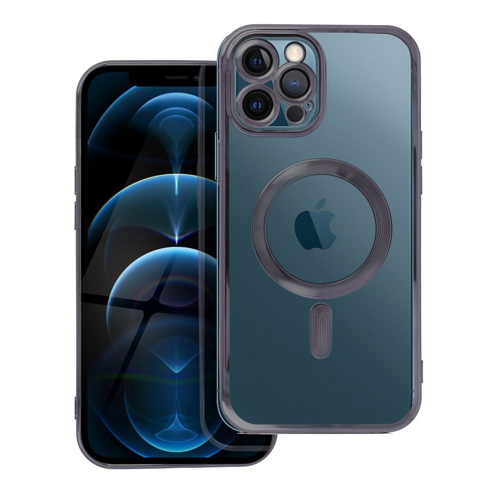 ELECTRO MAG COVER case compatible with MagSafe for IPHONE 12 Pro Max black - Image 1
