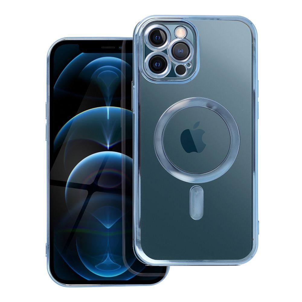 ELECTRO MAG COVER case compatible with MagSafe for IPHONE 12 Pro Max blue - Image 1