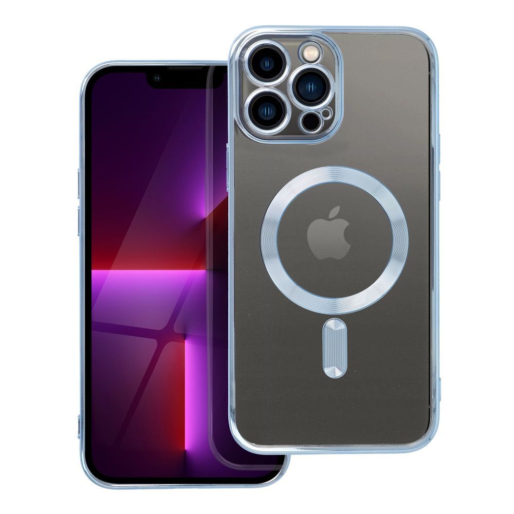 ELECTRO MAG COVER case compatible with MagSafe for IPHONE 13 Pro Max blue - Image 1
