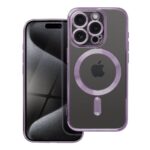 ELECTRO MAG COVER case compatible with MagSafe for IPHONE 15 Pro deep purple