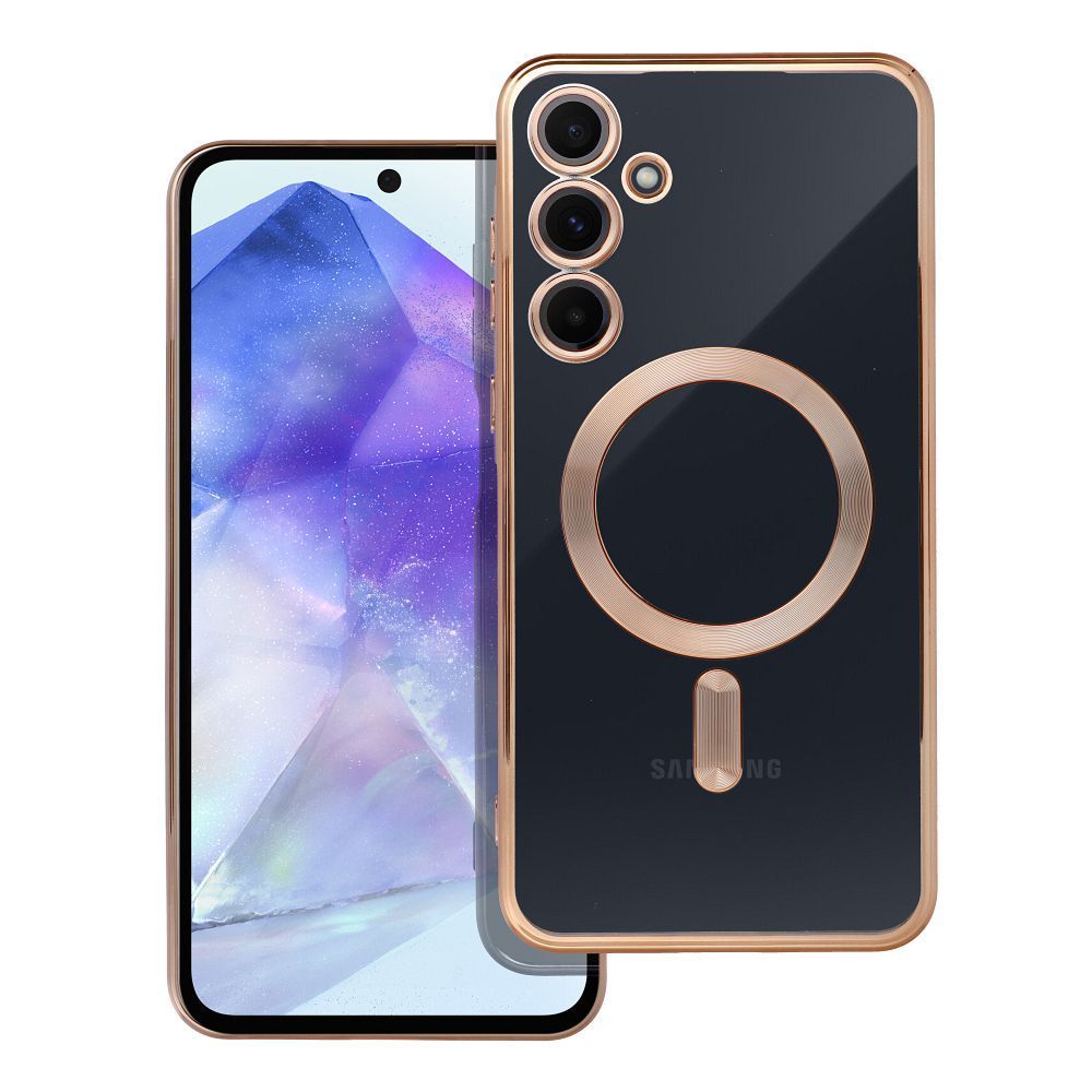 ELECTRO MAG COVER case compatible with MagSafe for SAMSUNG A55 gold - Image 1