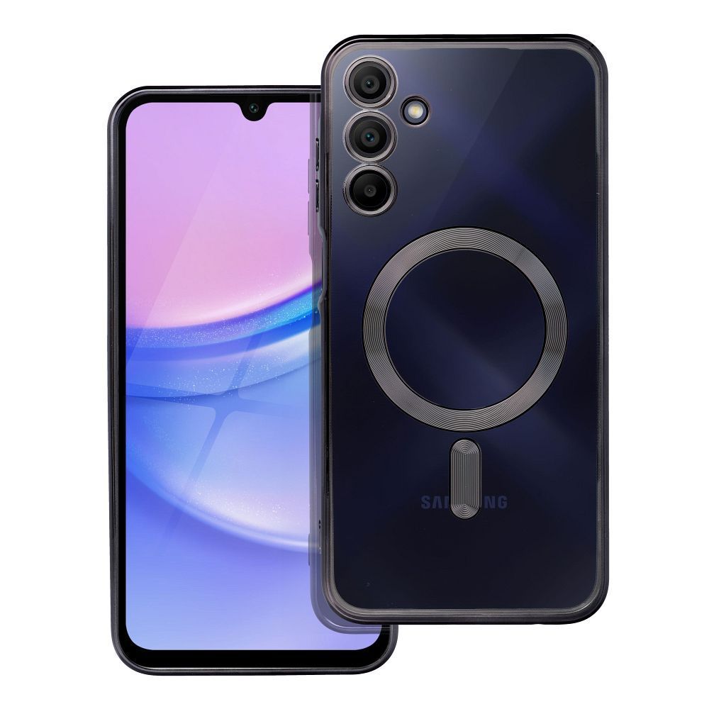 ELECTRO MAG COVER case compatible with MagSafe for SAMSUNG A15 black - Image 1