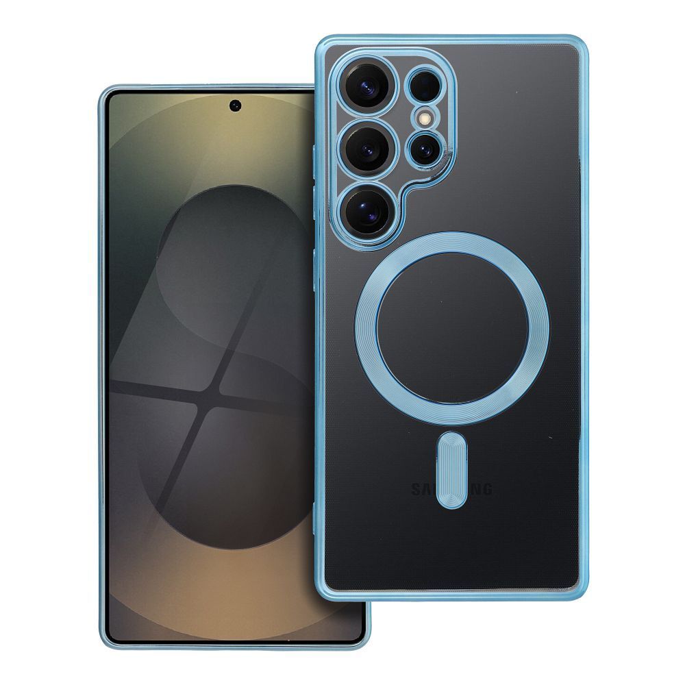 ELECTRO MAG COVER case compatible with MagSafe for SAMSUNG S25 Ultra blue - Image 1