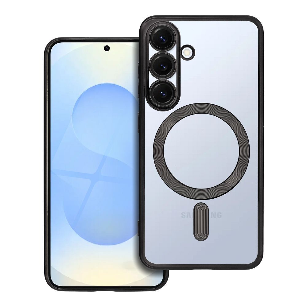 ELECTRO MAG COVER case compatible with MagSafe for SAMSUNG S25 black - Image 1