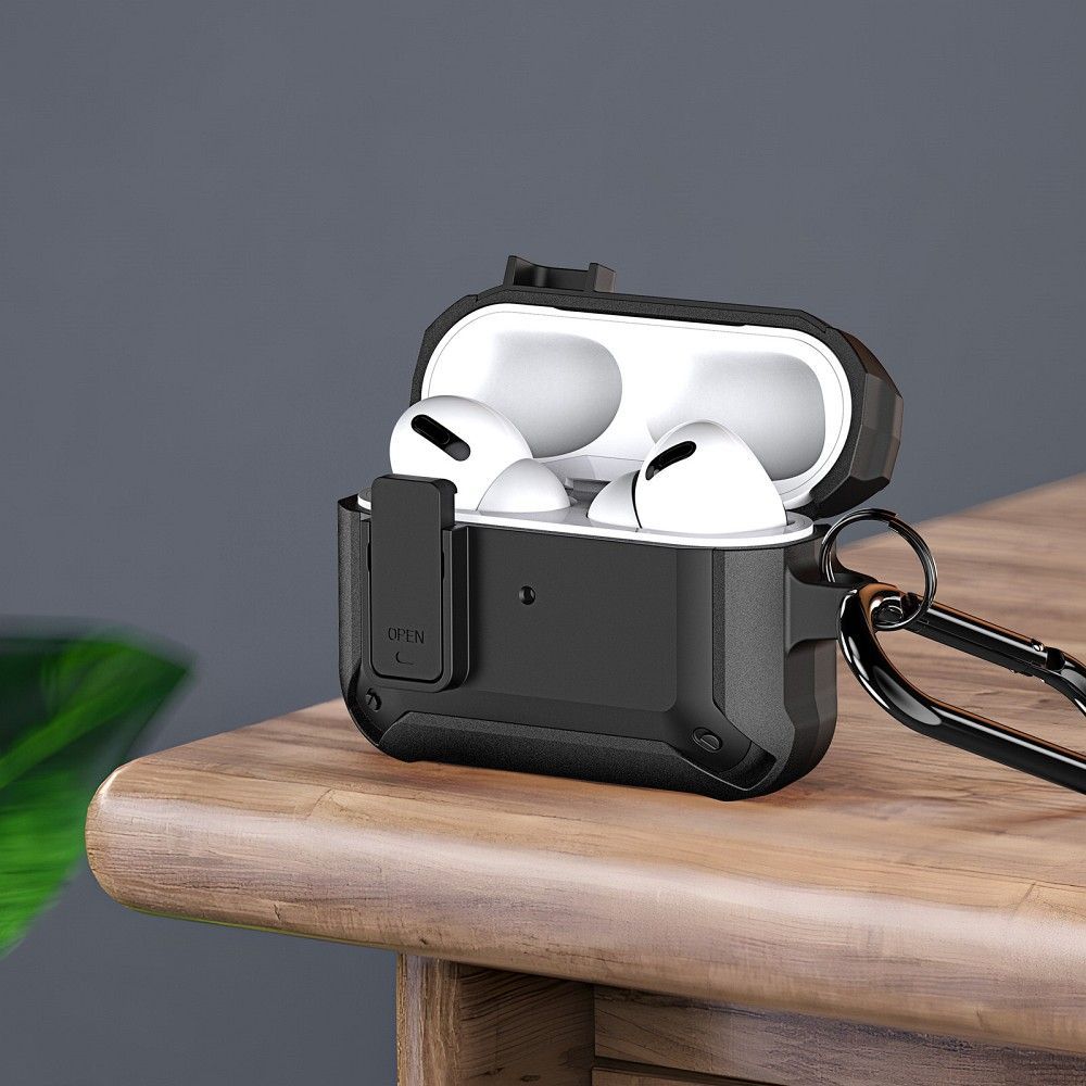 DUX DUCIS PECO - protective case armor type for AirPods Pro 2 black DUX DUCIS PECO - protective case armor type for AirPods Pro 2 black - Image 1