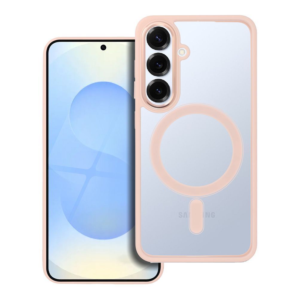 COLOR EDGE MAG COVER case compatible with MagSafe for SAMSUNG S25 pink - Image 1