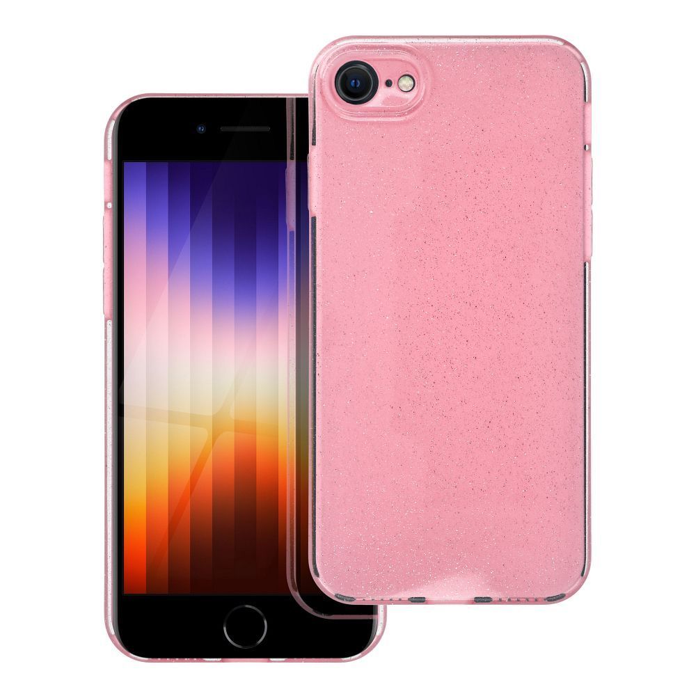CLEAR CASE 2 mm BLINK for IPHONE 7 / 8 / SE 2020/ SE 2022 pink - Image 1