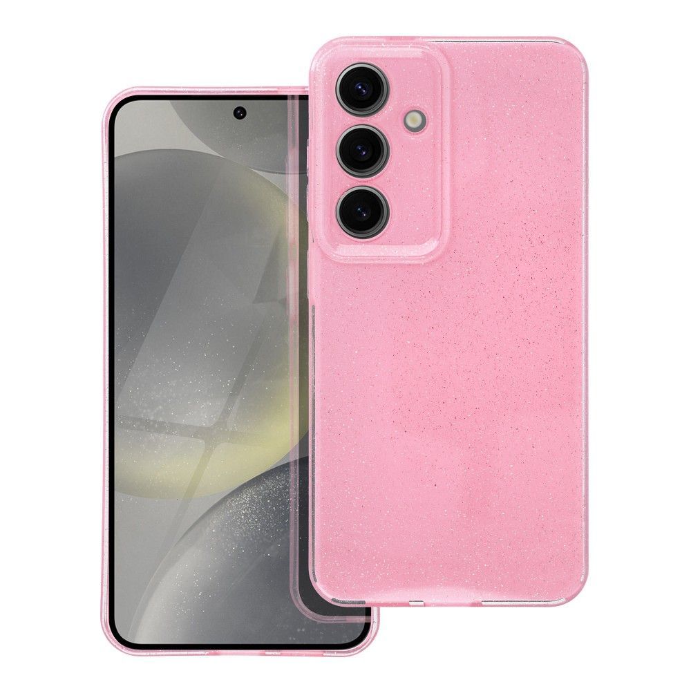 CLEAR CASE 2 mm BLINK for SAMSUNG S24 pink - Image 1
