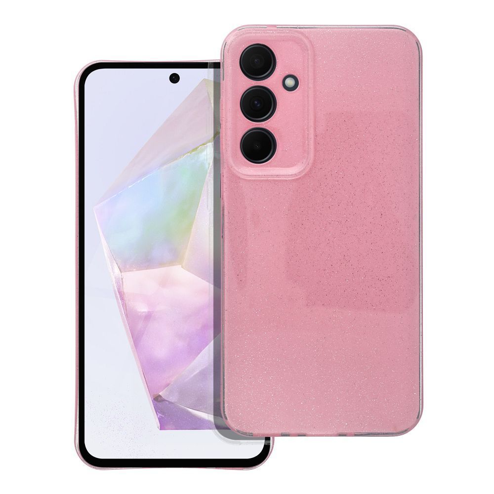 CLEAR CASE 2 mm BLINK for SAMSUNG A35 5G pink - Image 1