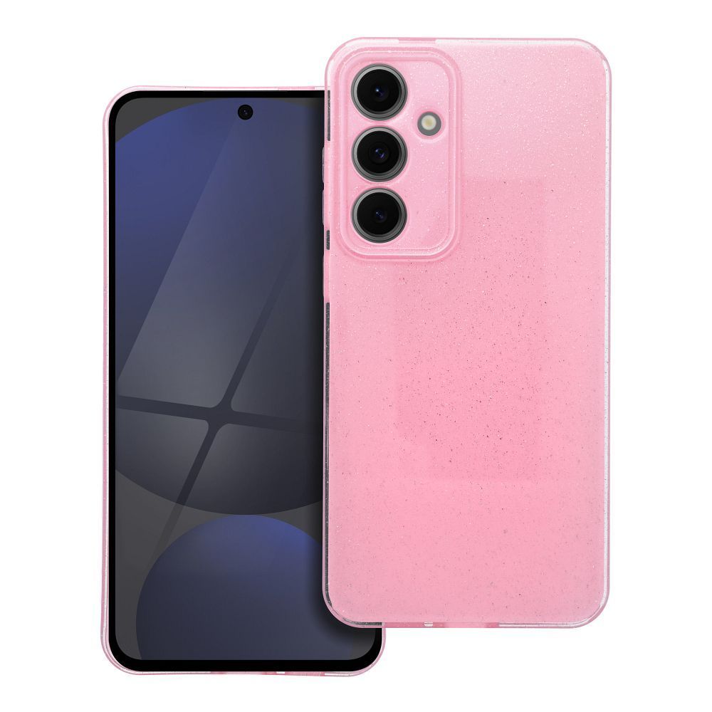 CLEAR CASE 2 mm BLINK for SAMSUNG S24 FE pink - Image 1