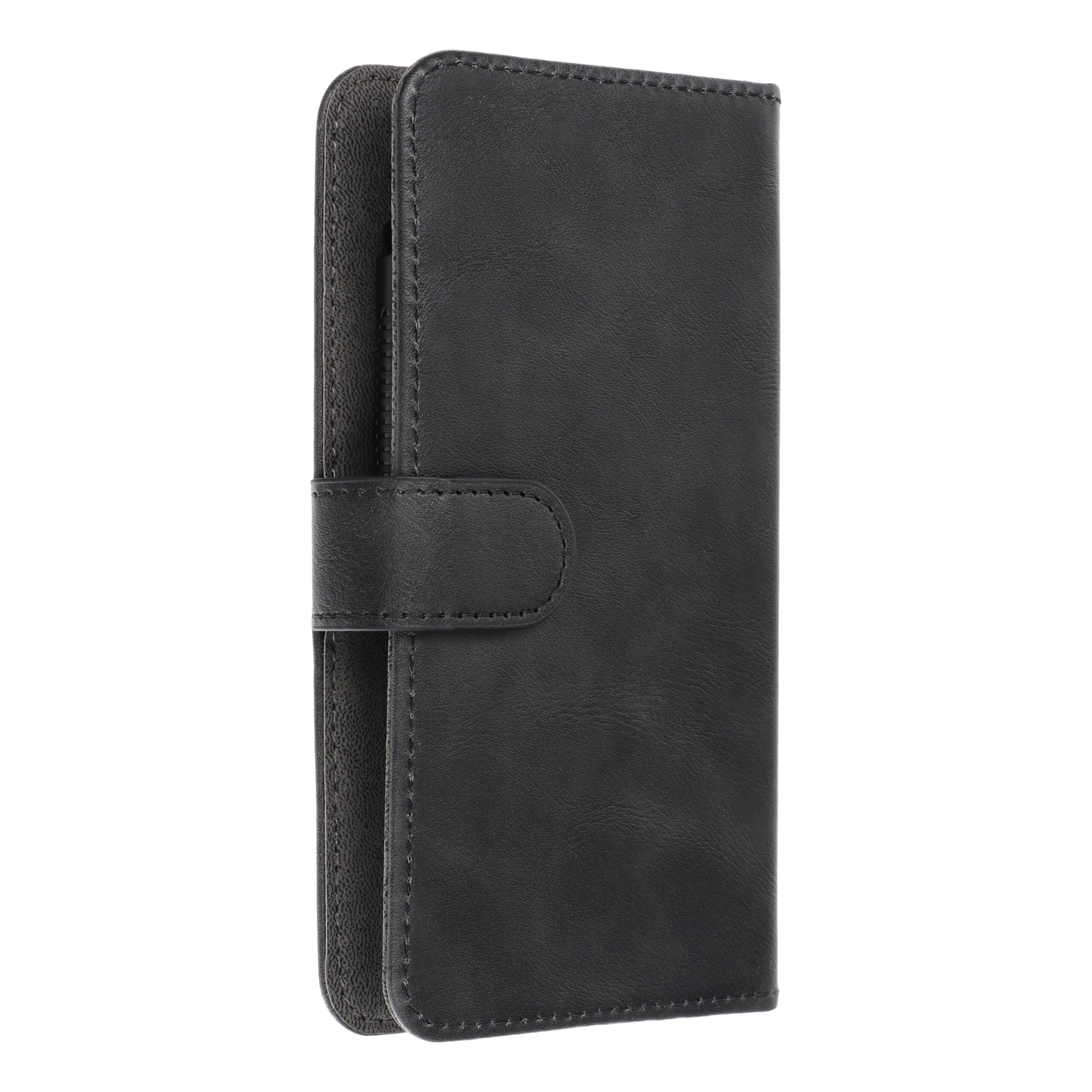 Universal book case COMMON size S for IPHONE 12 / 13 / SAMSUNG S6 / A5 2016 / XCOVER 4 / S22 / HUAWEI P8 2017 black - Image 2