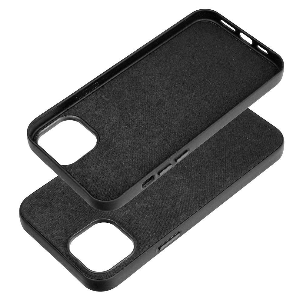 WOVEN MAG COVER case compatible with MagSafe for IPHONE 15 Plus black - Image 2
