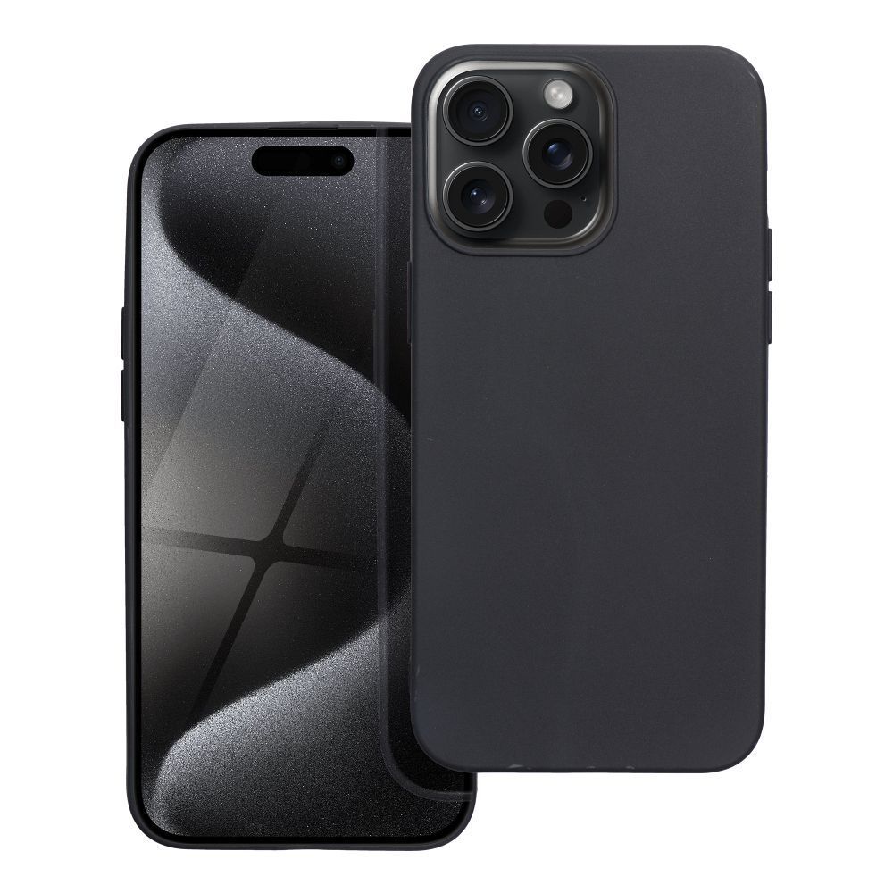 MATT case for IPHONE 15 Pro black - Image 1