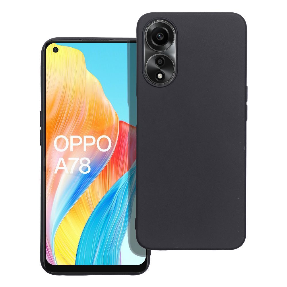 MATT case for OPPO A78 5G black MATT case for OPPO A78 5G black - Image 1