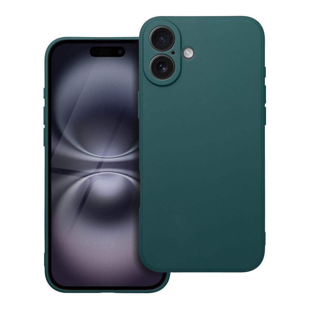 Case for iPhone 16 PLUS Matt dark green MATT case for IPHONE 16 Plus dark green - Image 1