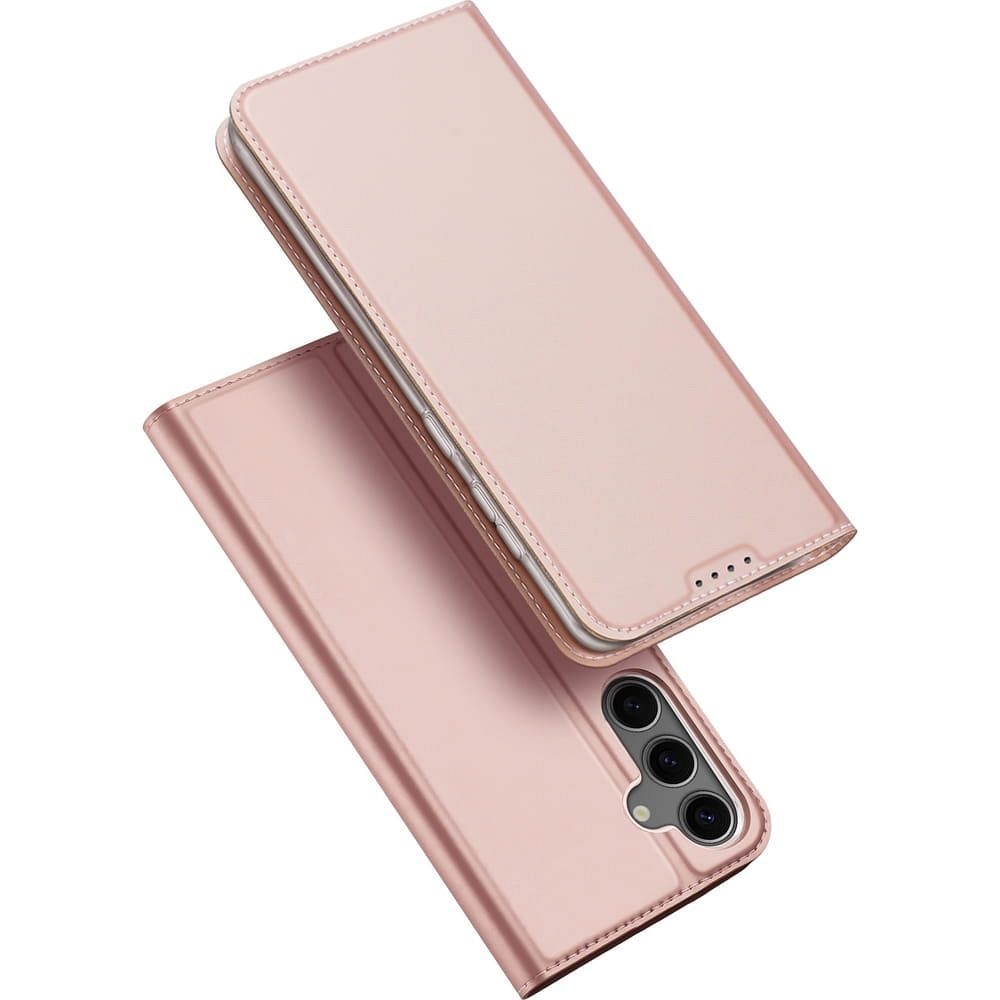 DUX DUCIS wallet case SKIN PRO for SAMSUNG S25 rose - Image 1