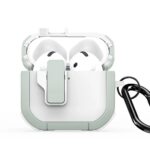 DUX DUCIS PECP - TPU+PC protective case for AirPods 4 white green - Image 2