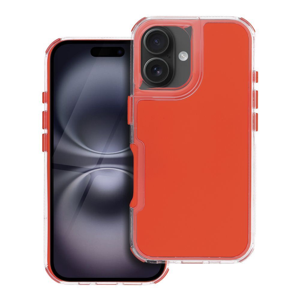 Case for iPhone 16 Matrix orange MATRIX Case for IPHONE 16 orange - Image 1