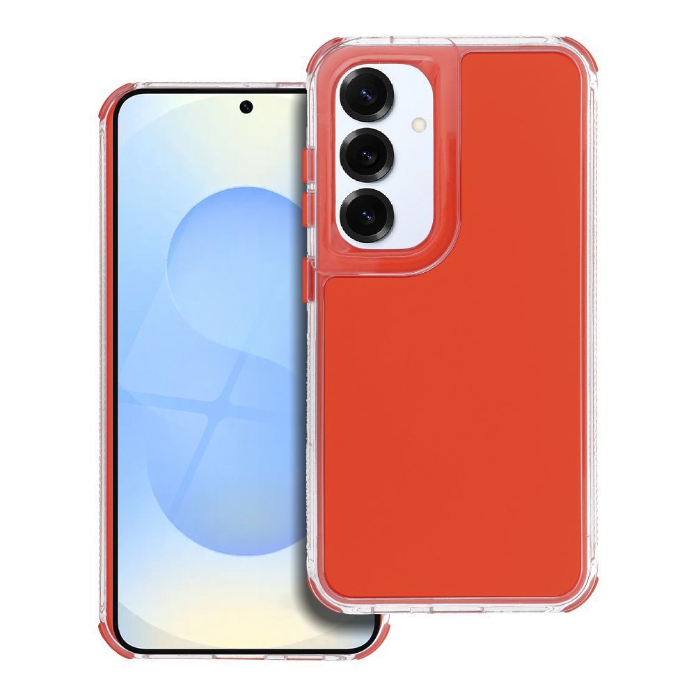 Case for Samsung S25 Matrix orange MATRIX Case for SAMSUNG S25 orange - Image 1