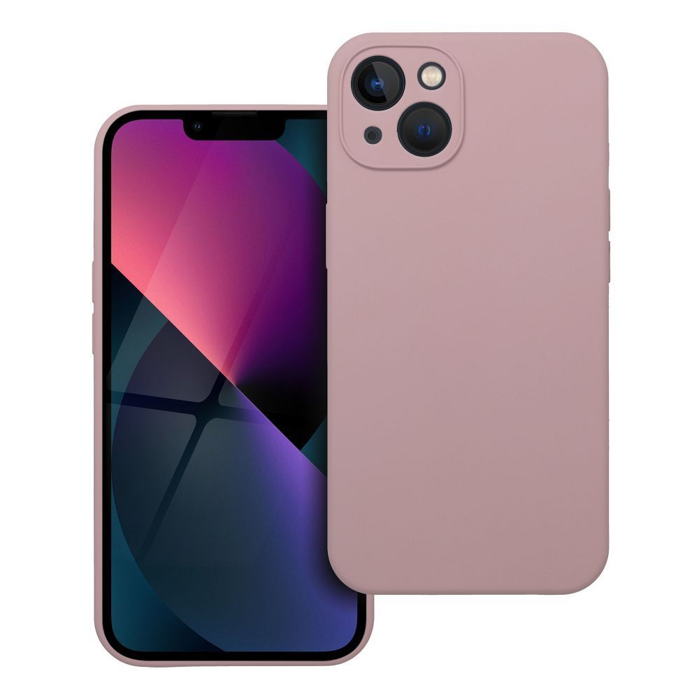 Case SILICONE 2mm for IPHONE 13 sand pink - Image 1