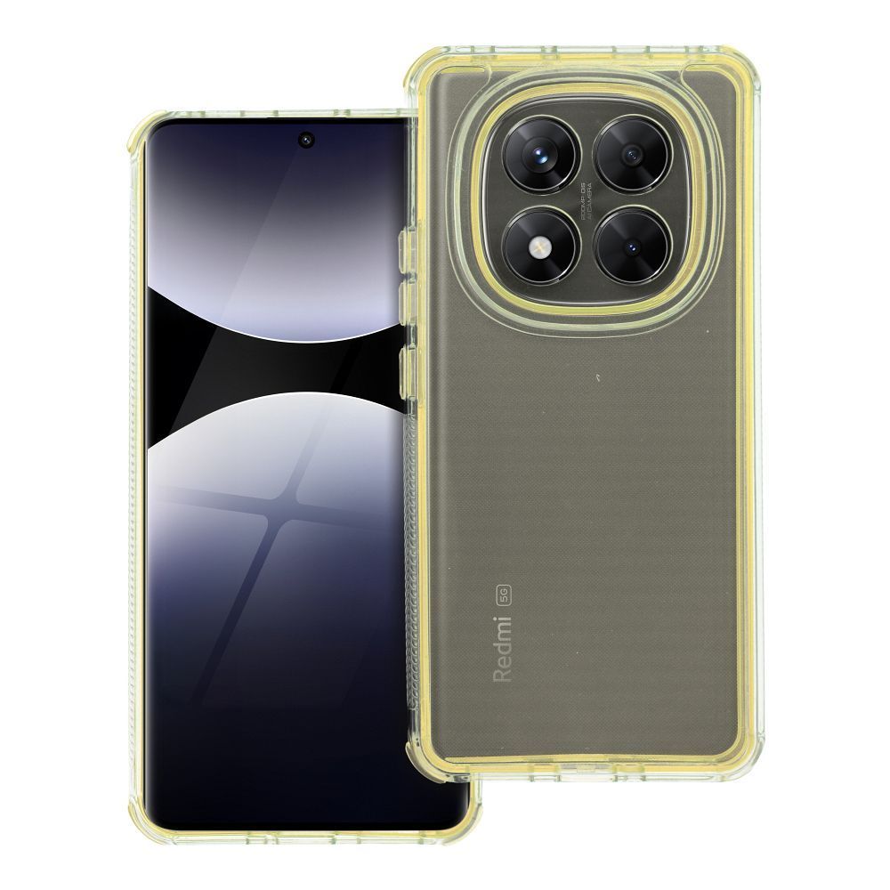 MATRIX CLEAR Case for XIAOMI Redmi Note 14 PRO 5G / 14 PRO PLUS 5G yellow MATRIX CLEAR Case for XIAOMI Redmi Note 14 PRO 5G / 14 PRO PLUS 5G yellow - Image 1