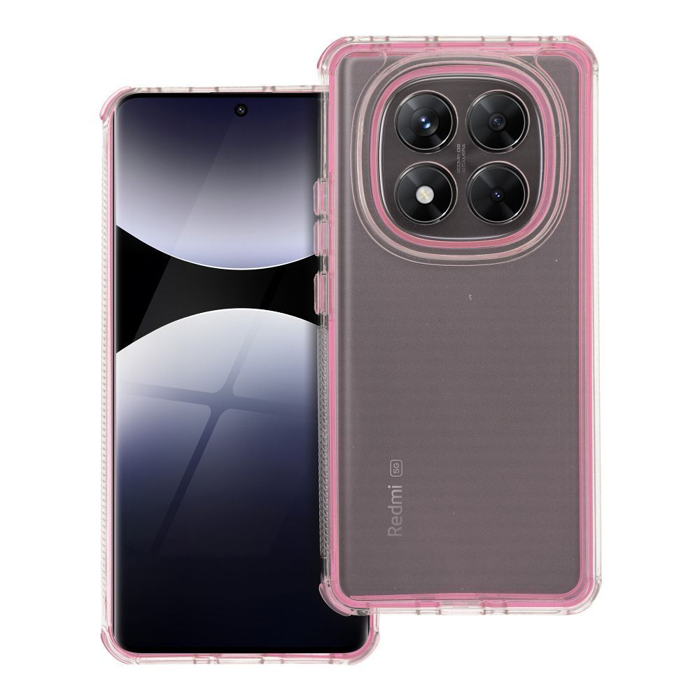 MATRIX CLEAR Case for XIAOMI Redmi Note 14 PRO 5G / 14 PRO PLUS 5G powder pink MATRIX CLEAR Case for XIAOMI Redmi Note 14 PRO 5G / 14 PRO PLUS 5G powder pink - Image 1