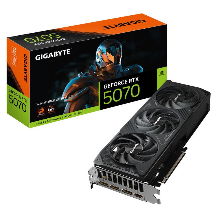 GIGABYTE VGA GV-N5070WF3OC-12GD, 12GB, GDDR7 GIGABYTE VGA GV-N5070WF3OC-12GD, 12GB, GDDR7 - Image 1