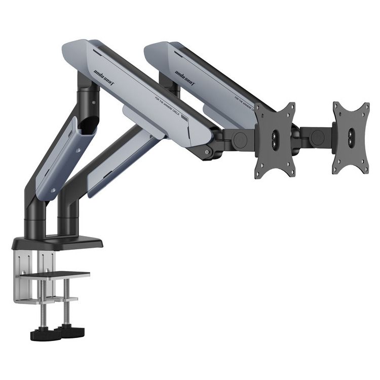 ANDA SEAT Monitor ARM / Stand A9-2S Black- Titanium Dual, Weight Capacity (per Screen): 2-15kg ANDA SEAT Monitor ARM / Stand A9-2S Black- Titanium Dual, Weight Capacity (per Screen): 2-15kg - Image 1