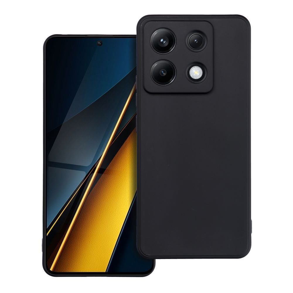 Case for Xiaomi POCO X6 5G Matt black MATT case for XIAOMI POCO X6 5G black - Image 1