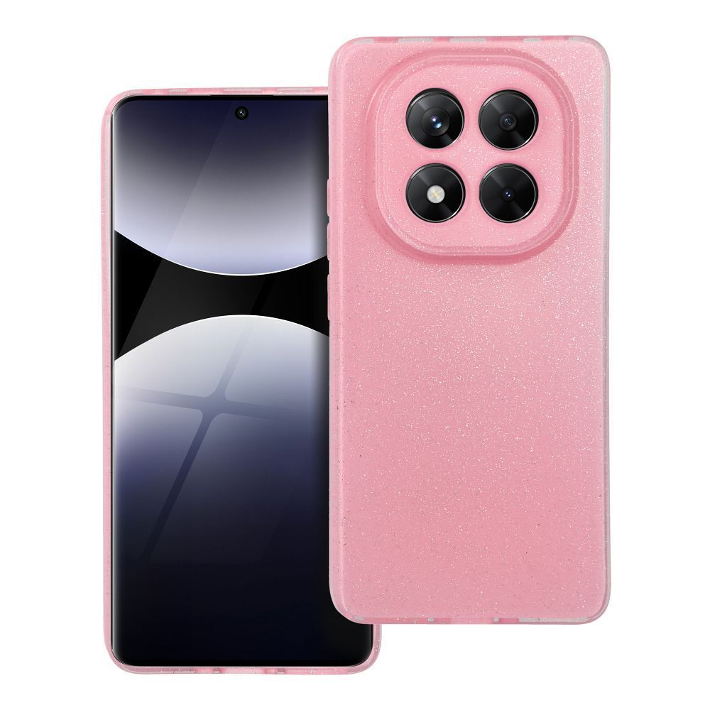 CLEAR CASE 2 mm BLINK for XIAOMI Redmi NOTE 14 PRO 4G pink - Image 1