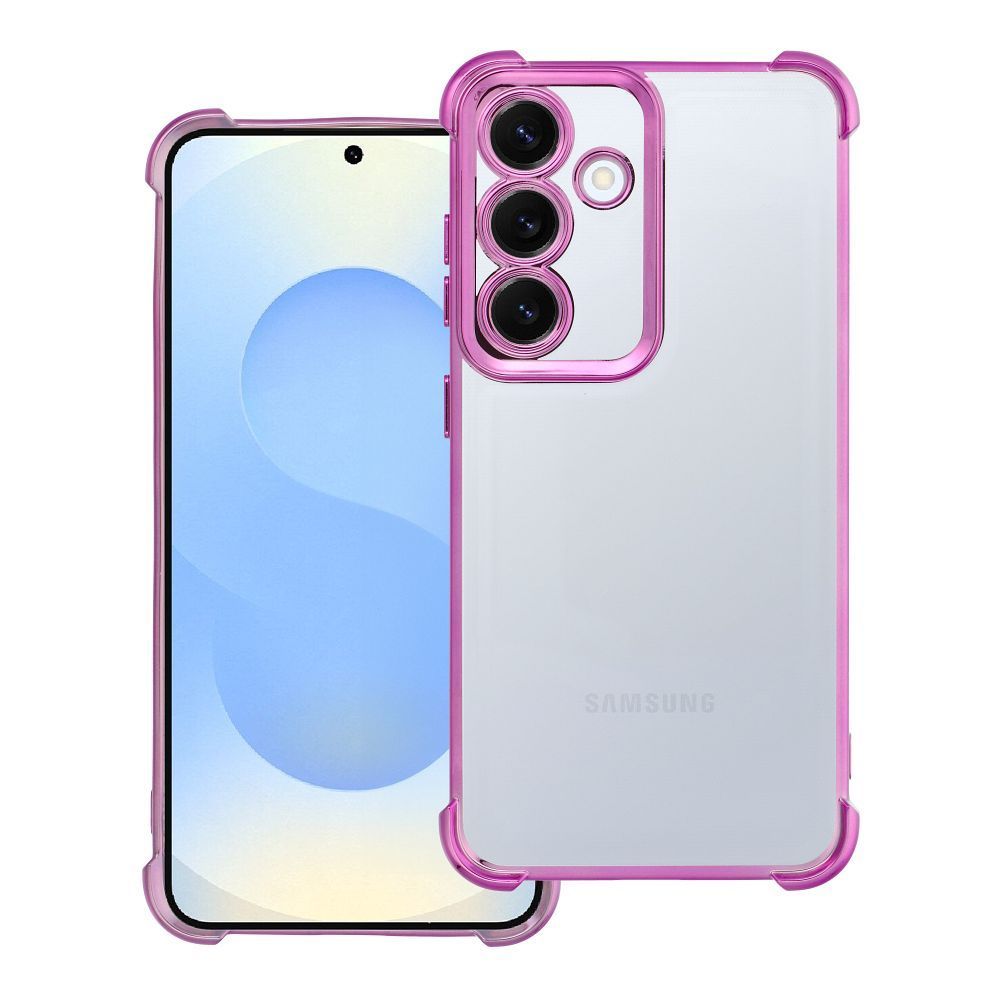 Case ANTISHOCK ELECTRO for SAMSUNG S25 pink - Image 1