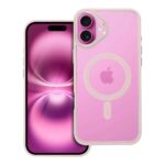 COLOR EDGE MAG COVER case compatible with MagSafe for IPHONE 16 Plus pink