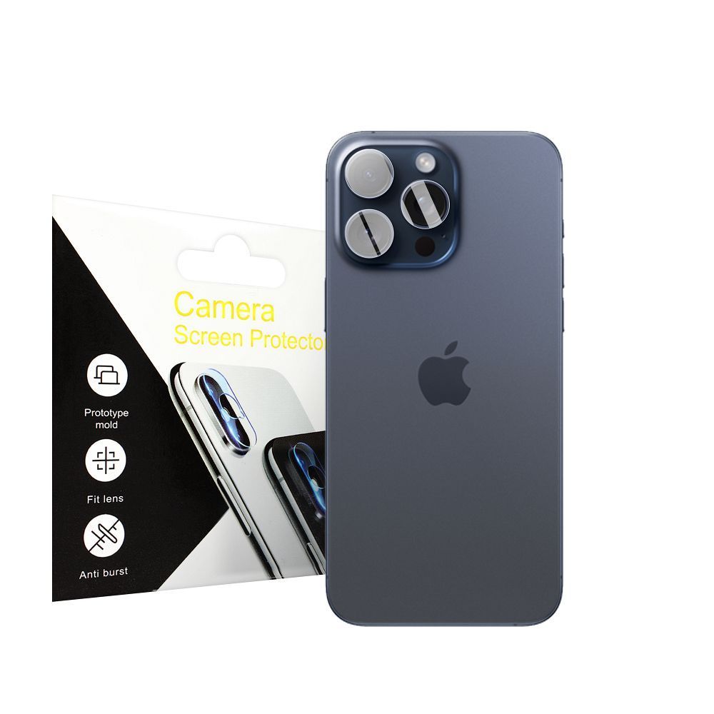 Tempered Glass for Camera Lens - for APP iPho 15 Pro Max - Image 1