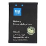 BLUE STAR PREMIUM battery for SONY ERICSSON K310i / K510i / J300 / W200 / T280 750 mAh