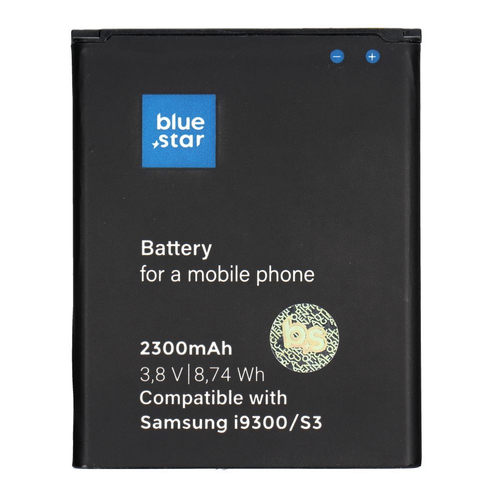 BLUE STAR PREMIUM battery for SAMSUNG S3 I9300 2300 mAh - Image 1