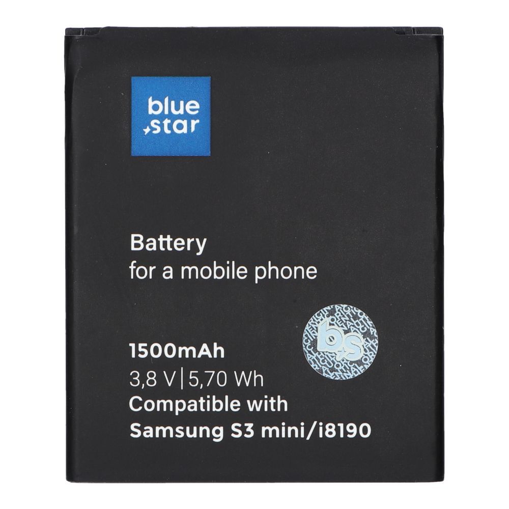 BLUE STAR PREMIUM battery for SAMSUNG S3 Mini I8190 1500 mAh - Image 1