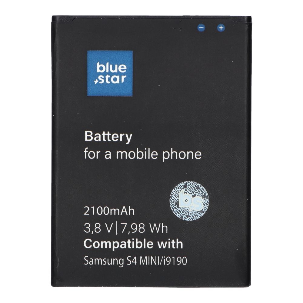 Battery for Samsung S4 Mini I9190 / Ace 4 G357 2100 mAh Blue Star Premium BLUE STAR PREMIUM battery for SAMSUNG S4 Mini I9190 / Ace 4 G357 2100 mAh - Image 1