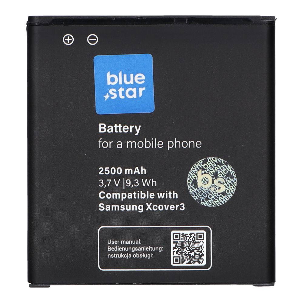 Battery for Samsung Xcover 3 G388 2500 mAh Blue Star Premium BLUE STAR PREMIUM battery for SAMSUNG Xcover 3 G388 2500 mAh - Image 1