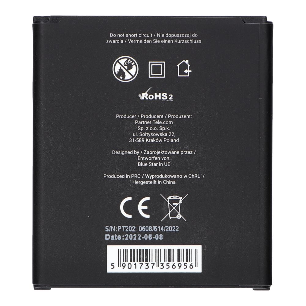 BLUE STAR PREMIUM battery for SAMSUNG J1 J100 2000 mAh - Image 2