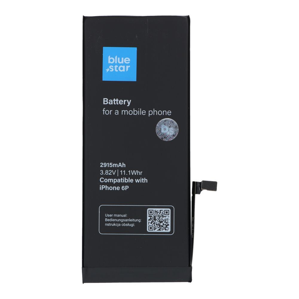 Battery for iPhone 6 PLUS 2915 mAh Blue Star HQ BLUE STAR HQ battery for IPHONE 6 Plus 2915 mAh - Image 1