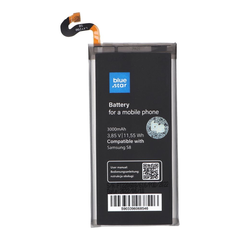BLUE STAR PREMIUM battery for SAMSUNG S8 3000 mAh - Image 1