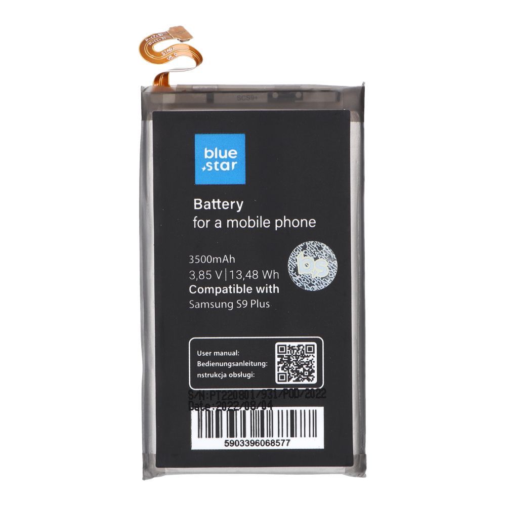 Battery for Samsung S9 Plus 3500 mAh Blue Star Premium BLUE STAR PREMIUM battery for SAMSUNG S9 Plus 3500 mAh - Image 1